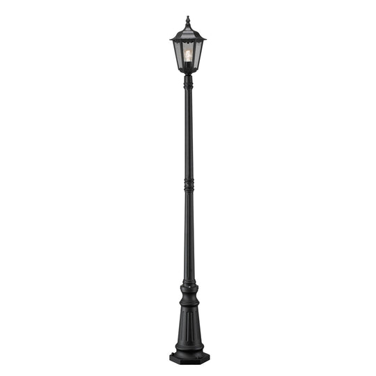 Firenze stolpe - Svart 210cm-Utebelysning stolpe-Konstsmide-Svart-7233-750-Lightup.no