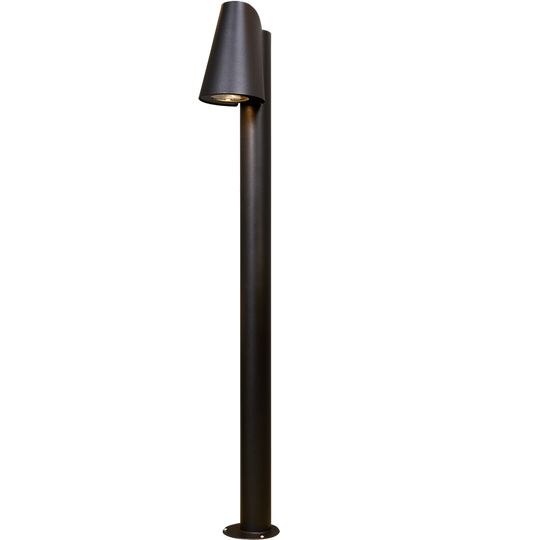 Firenze stolpe utendørs 100 cm GU10 IP44 - Svart-Utebelysning stolpe-Ms - belysning-Svart-9400000241-Lightup.no