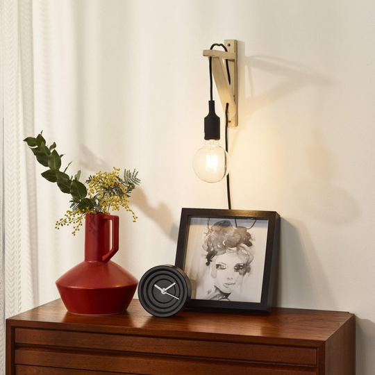 Fix vegglampe-Vegglamper-Lucide-Natur / hvit-LC08208/01/31-Lightup.no