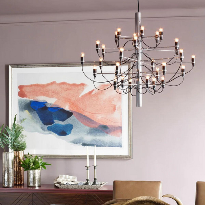 Flos 2097/30 Sarfatti LED takkrone-Takpendler-Flos-Sølv-Fls__A1400057-Lightup.no