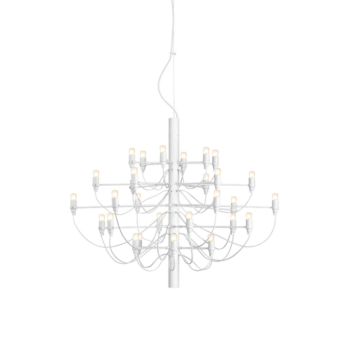 Flos 2097/30 Sarfatti takkrone - uten lyskilde-Takpendler-Flos-Hvit-Fls__A1400009A-Lightup.no