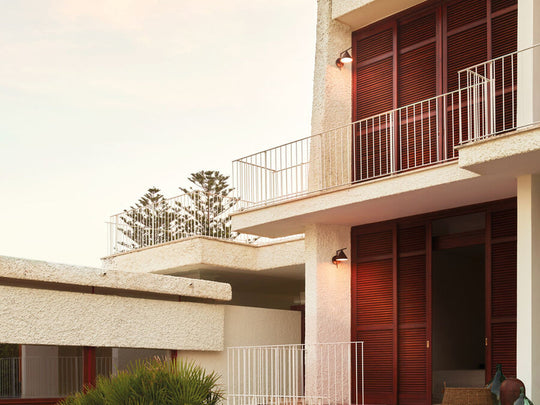 Flos Captain Flint utendørs vegglampe-Utebelysning vegg klassisk-Flos-Brun-Fls__F011W20A018-Lightup.no