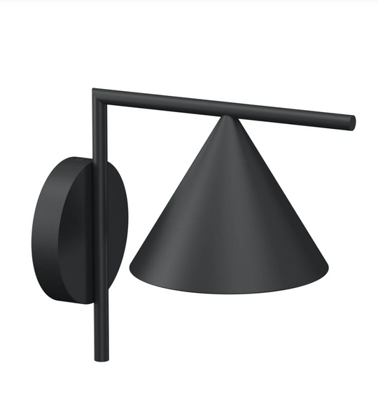 Flos Captain Flint utendørs vegglampe - svart-Utebelysning vegg klassisk-Flos-Svart-Fls__F011W20A030-Lightup.no
