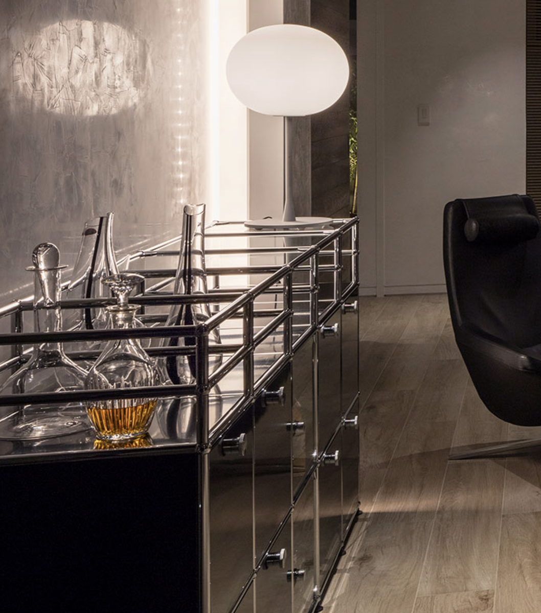 Flos Glo-Ball T1 bordlampe-Bordlamper-Flos-Svart-Fls__F3020031-Lightup.no