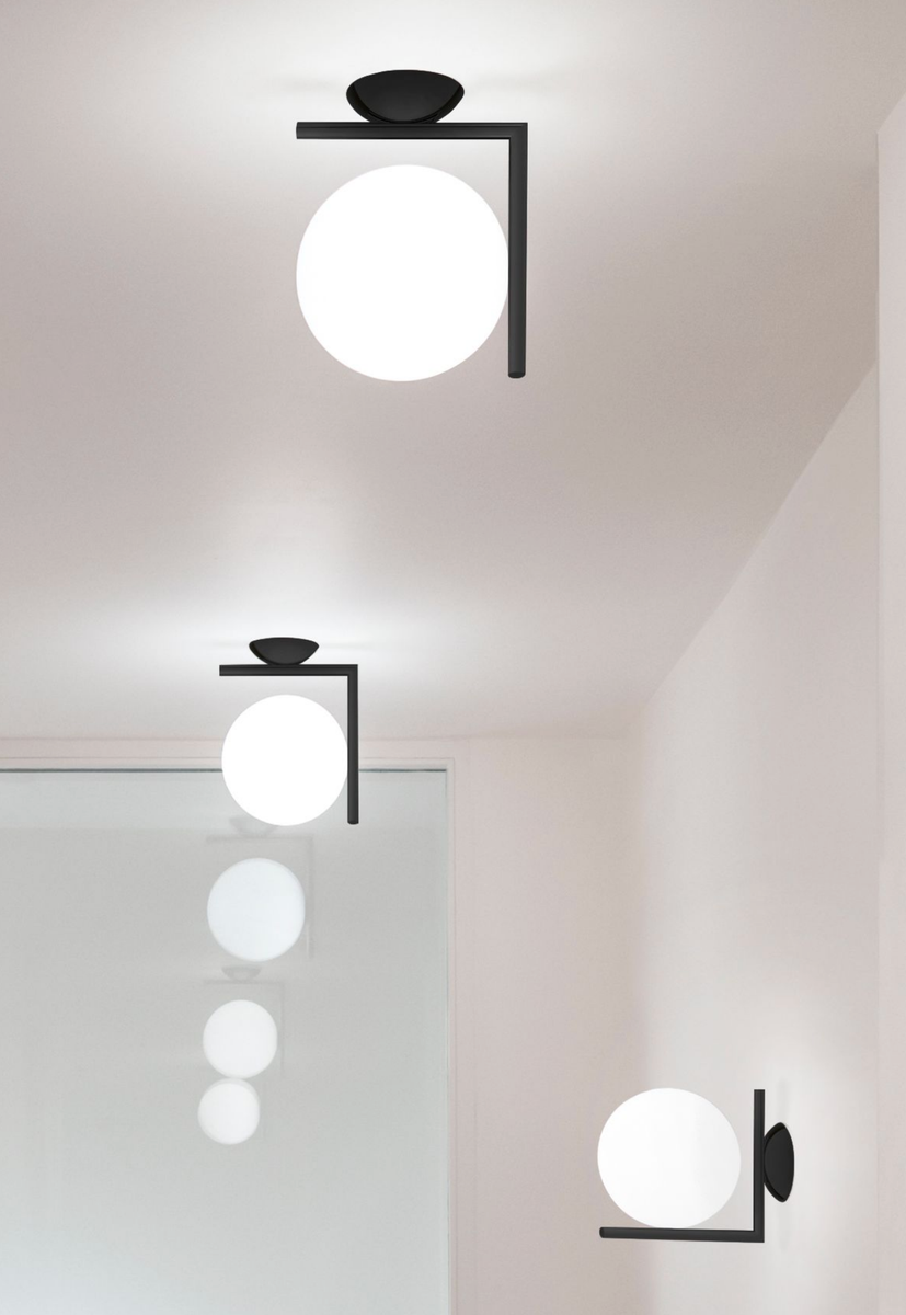 Flos IC Lights C/W1 - vegg / taklampe-Taklamper-Flos-Messing-Fls__F3178059-Lightup.no