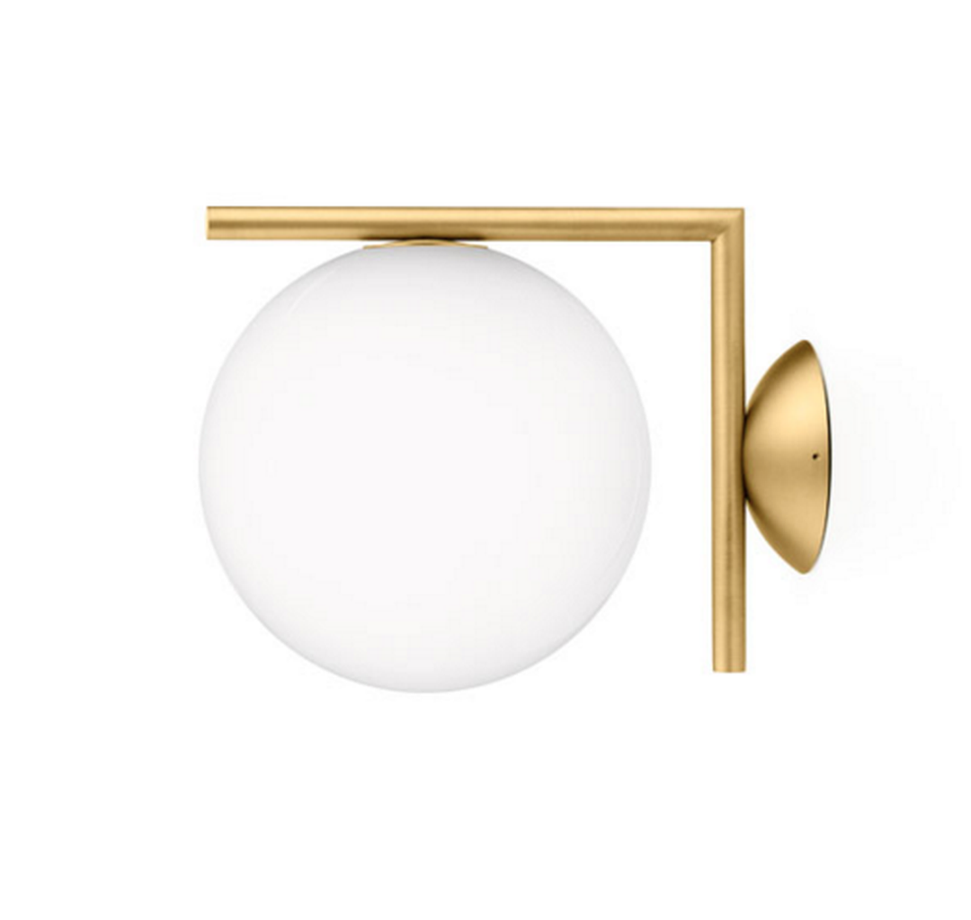 Flos IC Lights C/W1 - vegg / taklampe-Taklamper-Flos-Messing-Fls__F3178059-Lightup.no