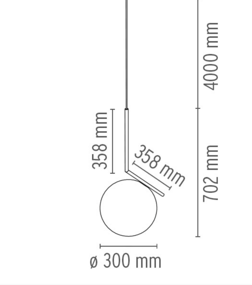 Flos IC S2 takpendel-Takpendler-Flos-Messing-Fls__F3176059-Lightup.no