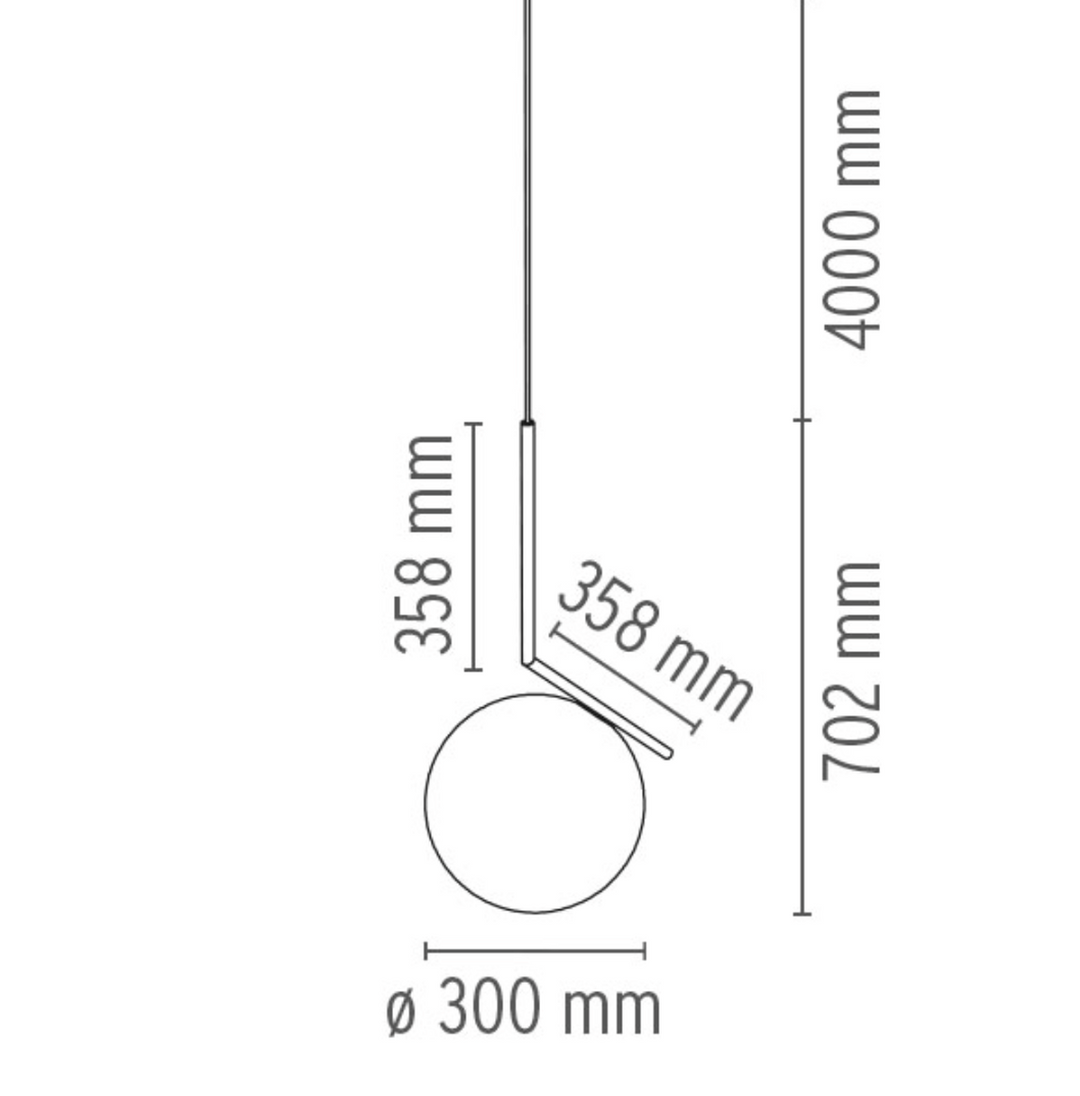 Flos IC S2 takpendel-Takpendler-Flos-Messing-Fls__F3176059-Lightup.no