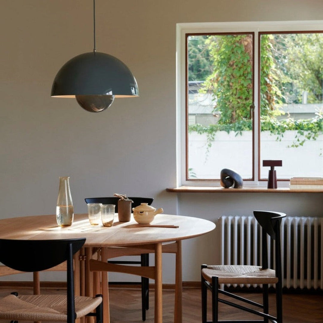 Flowerpot VP2 takpendel-Takpendler-&Tradition-Matt Svart-133083A218-Lightup.no