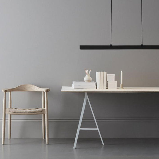 Fold Linear G2 takpendel 118 cm 2700 kelvin 23W - Dimbar-Takpendler-Belid-Svart-1588086-Lightup.no