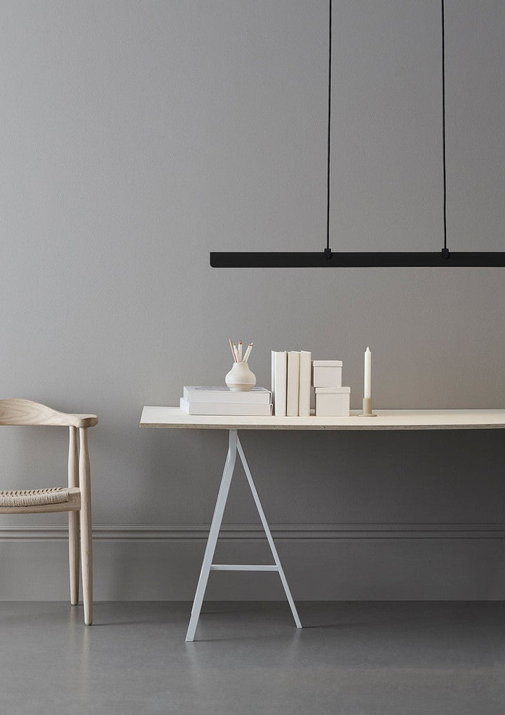 Fold Linear G2 takpendel 118 cm 2700 kelvin 23W - Dimbar-Takpendler-Belid-Svart-1588086-Lightup.no