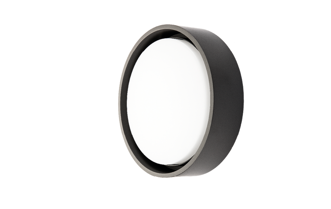 Frame round vegg/taklampe 7W 3000 Kelvin IP66 Dimbar-Utebelysning vegg veggskjold-Sg Armaturen As-Grafitt-3100413-Lightup.no