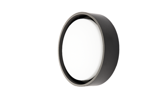 Frame round vegg/taklampe 7W 3000 Kelvin IP66 Dimbar-Utebelysning vegg veggskjold-Sg Armaturen As-Grafitt-3100413-Lightup.no