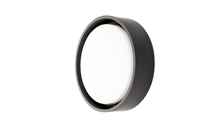Frame round vegg/taklampe 7W 3000 Kelvin IP66 Dimbar-Utebelysning vegg veggskjold-Sg Armaturen As-Grafitt-3100413-Lightup.no