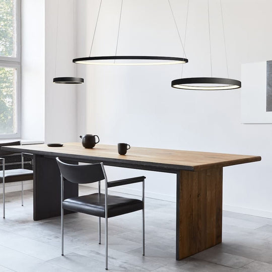 Gloria slim takpendel 80 cm 3000K 48W dimbar - Svart-Takpendler-Antidark-Svart-2-287-01-02-Lightup.no