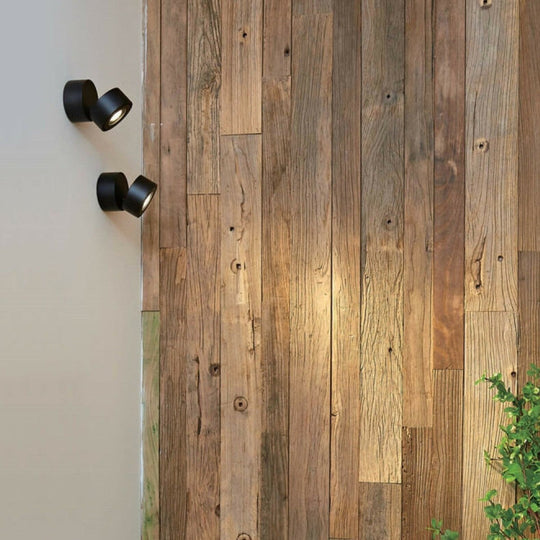 Glow utendørs tak/vegglampe 12,9W 3000 Kelvin IP65 - Dimbar-Utebelysning vegg opp og ned-NorDesign-Svart-520101305-Lightup.no