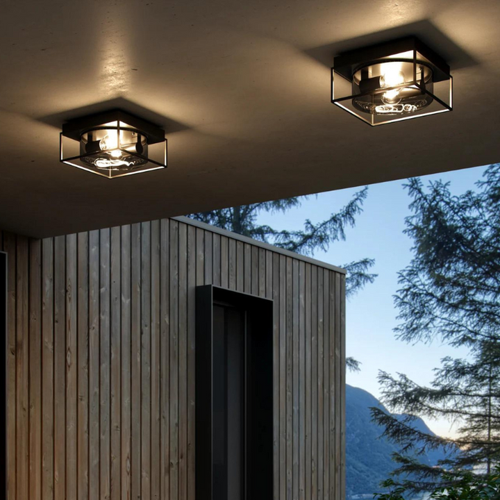 Griffin utendørs taklampe-Utebelysning taklampe-Nordlux-Svart-2218126047-Lightup.no