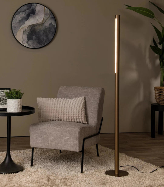 Griffith gulvlampe 18W 140 cm - Dimbar-Gulvlamper-Lucide-Bronse-LC24703/17/04-Lightup.no