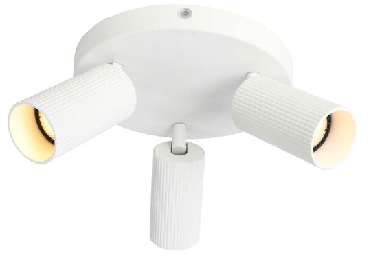 Grooves K3 rund takspot-Taklamper-NorDesign-Hvit-771110306-Lightup.no