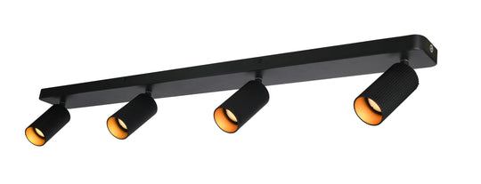 Grooves K4 spotskinne 1 meter-Taklamper-NorDesign-Svart-771110405-Lightup.no