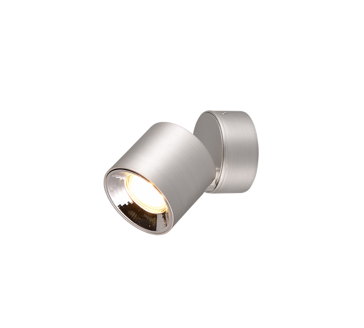 Guayana tak/vegg spot 1-lys GU10 - Kan felles inn-Taklamper-Trio Lighting-Matt nikkel-trl__651000107-Lightup.no