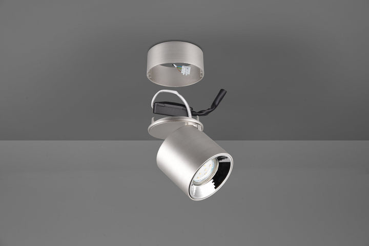 Guayana tak/vegg spot 1-lys GU10 - Kan felles inn-Taklamper-Trio Lighting-Svart-trl__651000132-Lightup.no