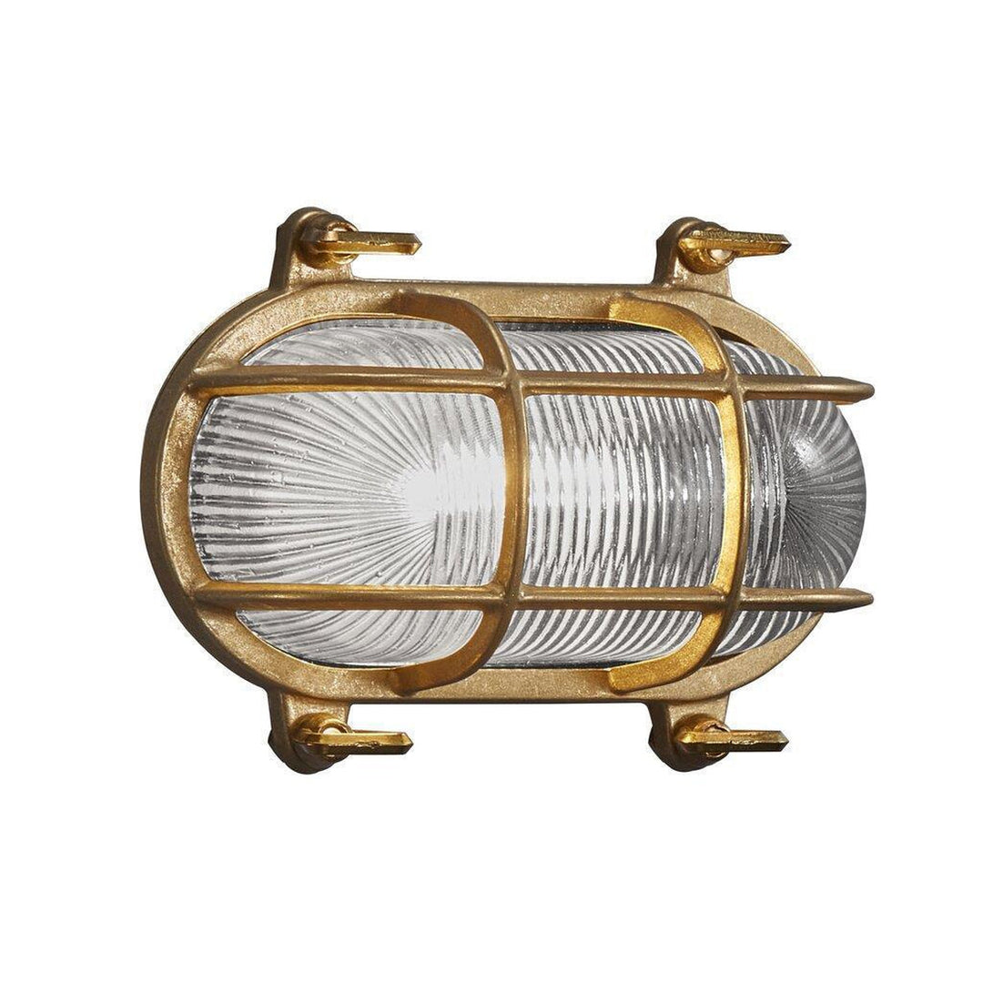 Helford vegglampe utendørs IP64-Utebelysning vegg veggskjold-Nordlux-Messing-49031035-Lightup.no