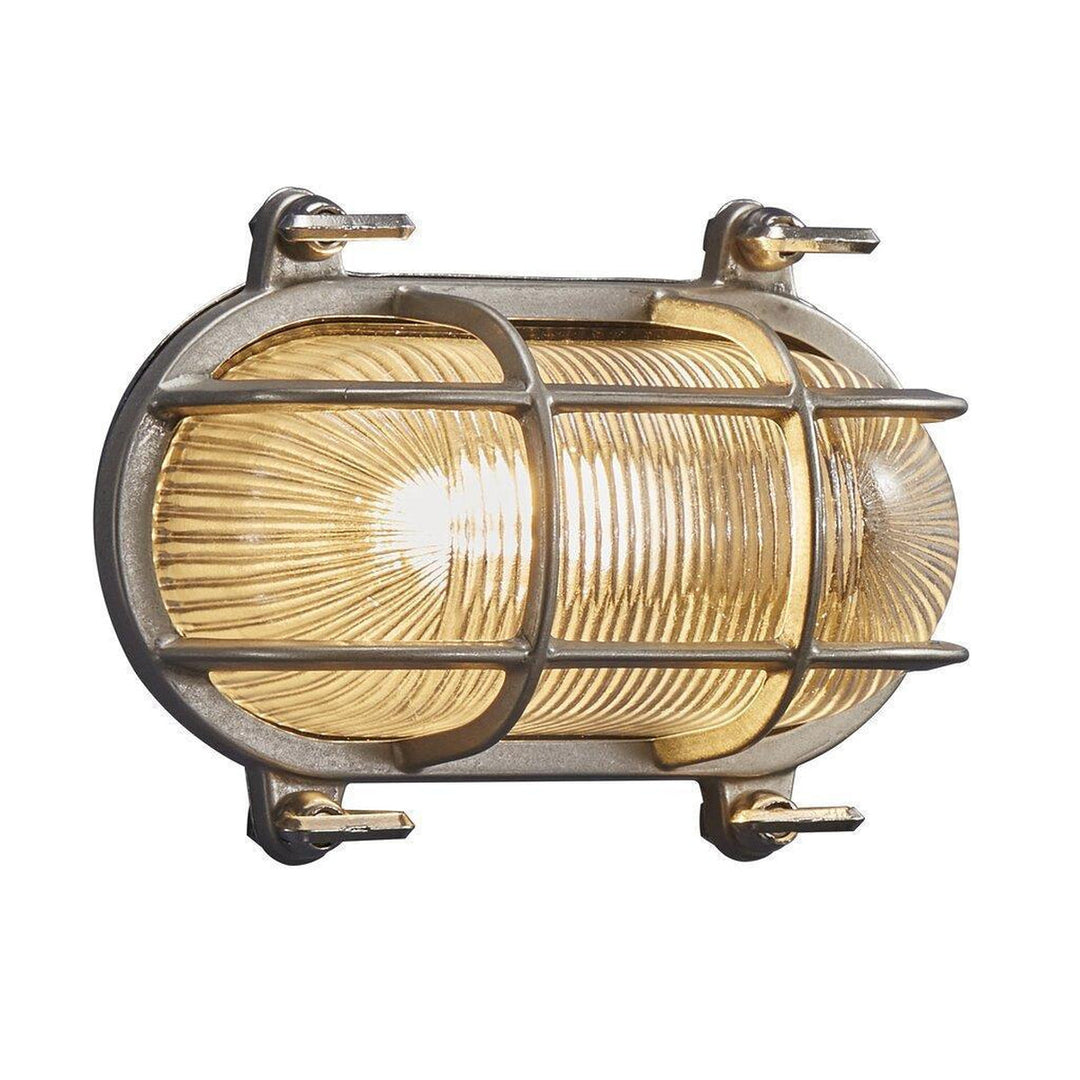 Helford vegglampe utendørs IP64-Utebelysning vegg veggskjold-Nordlux-Messing-49031035-Lightup.no