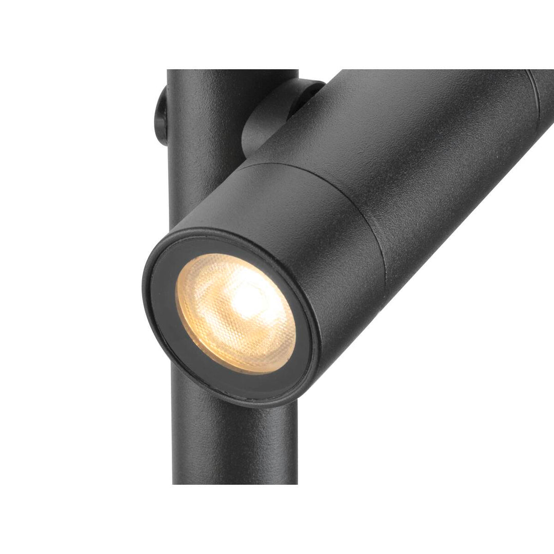 Helia slim dobbel spot med jordspyd 2x6W 3000 Kelvin IP65-Utebelysning spyd-Slv-Antrasitt-slv-1007869-Lightup.no