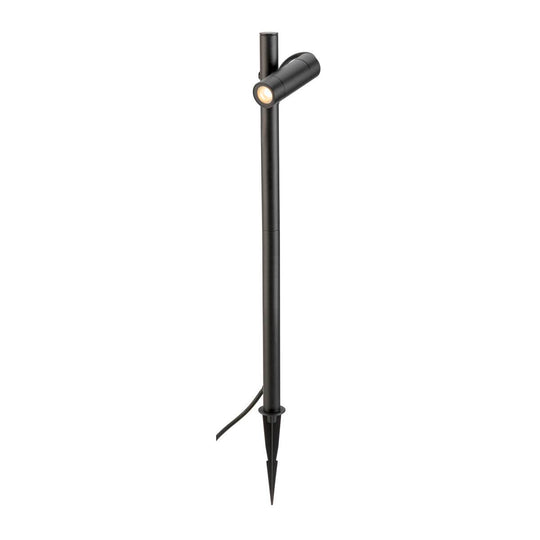 Helia slim enkel spot med jordspyd 6W 3000 Kelvin IP65-Utebelysning spyd-Slv-Antrasitt-slv-1007868-Lightup.no