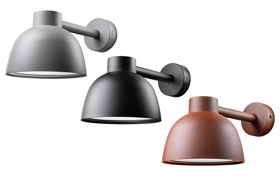 Herning midi vegglampe utendørs IP65 13/25W 3000/4000K Dimbar-Utebelysning vegg opp og ned-Sg Armaturen As-Svart-3102133-Lightup.no
