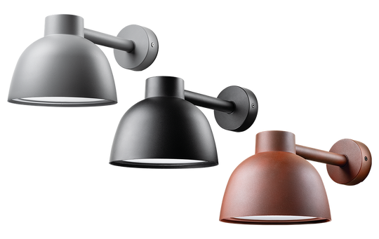 Herning mini vegglampe utendørs IP65 8/17W 3000/4000K Dimbar-Utebelysning vegg opp og ned-Sg Armaturen As-Svart-3102131-Lightup.no