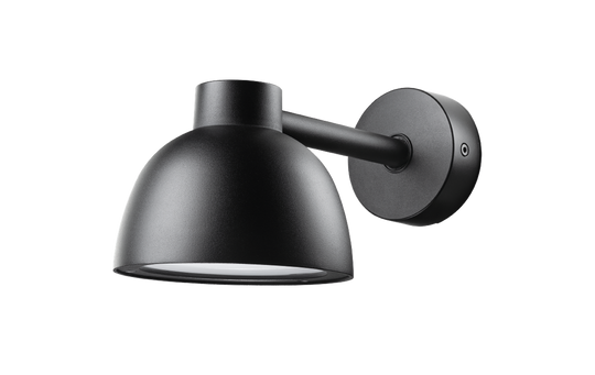 Herning mini vegglampe utendørs IP65 8/17W 3000/4000K Dimbar-Utebelysning vegg opp og ned-Sg Armaturen As-Svart-3102131-Lightup.no