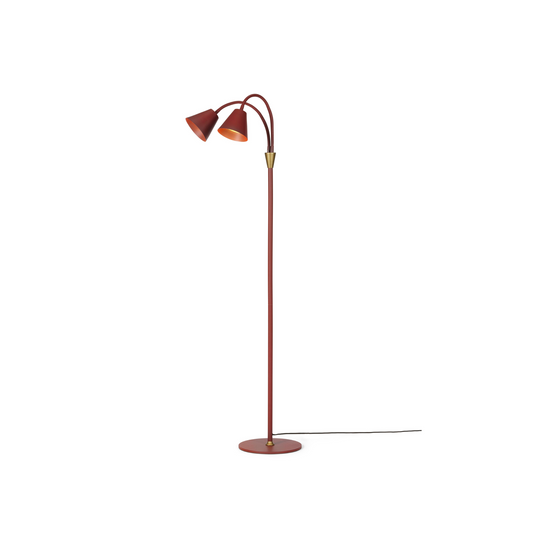 Hygge 2-arm Gulvlampe - Rødbrun-Gulvlamper-Halo Designs-Rødbrun-5705639744893-Lightup.no