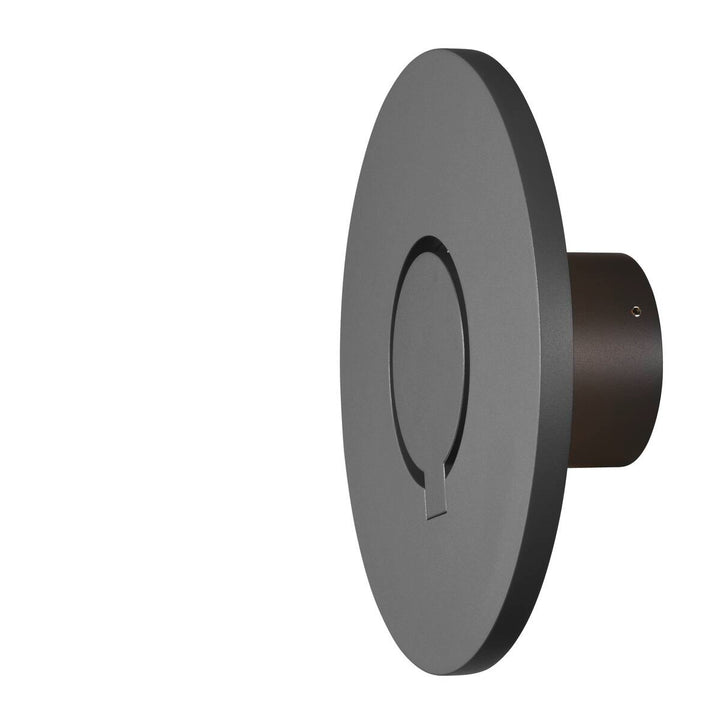 I-ring vegglampe utendørs 9,2W 3000 Kelvin IP65-Utebelysning vegg opp og ned-Slv-Antrasitt-slv-1007236-Lightup.no