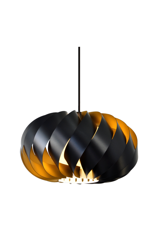 Imperial taklampe 35 cm-Takpendler-Aneta Lighting-Svart / Gull-15985-15-Lightup.no