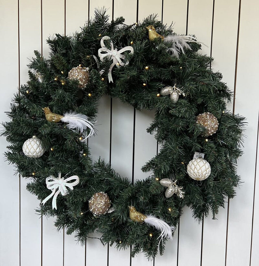 Julekrans 100 cm uten lys - Grønn-Julebelysning dekor og pynt ute-Trend Collection-Grønn-TW158405-Lightup.no