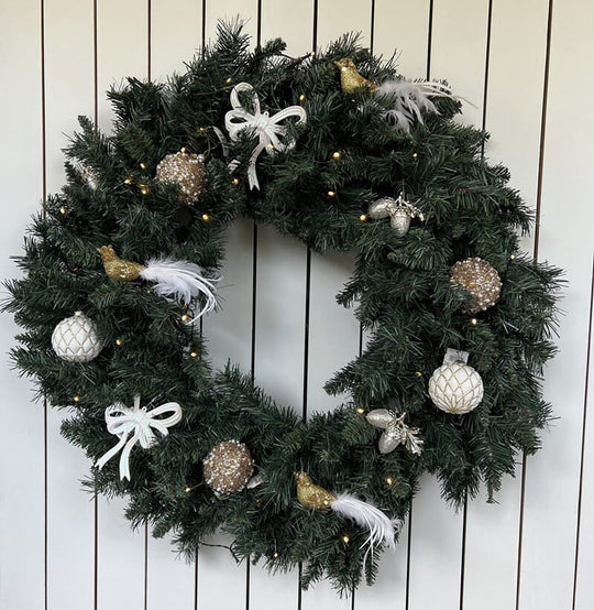 Julekrans 100 cm uten lys - Grønn-Julebelysning dekor og pynt ute-Trend Collection-Grønn-TW158405-Lightup.no
