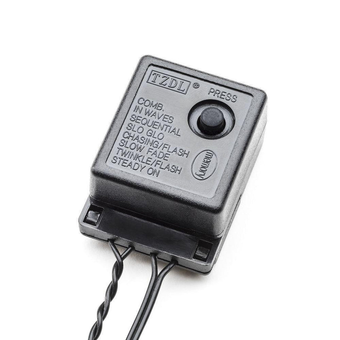 Juletrelys 8,5m - Cluster 1152 multifunksjon Led IP44 - Amber-Julebelysning juletrelys ute-Konstsmide-Amber-3864-800-Lightup.no