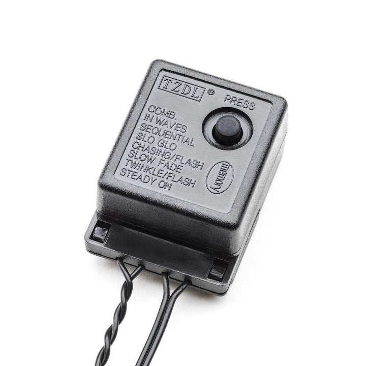 Juletrelys 8,5m - Cluster 1152 multifunksjon Led IP44 - Amber-Julebelysning juletrelys ute-Konstsmide-Amber-3864-800-Lightup.no