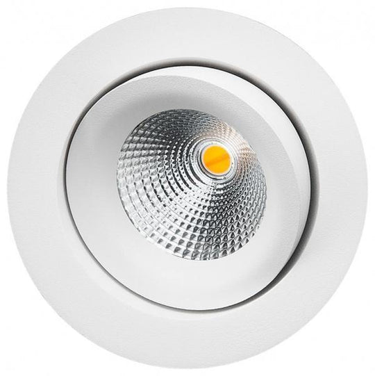 Junistar DimToWarm 7W LED 2000-2800K, matt hvit-Downlight lavtbyggende-Sg Armaturen As-Hvit-3200576-Lightup.no