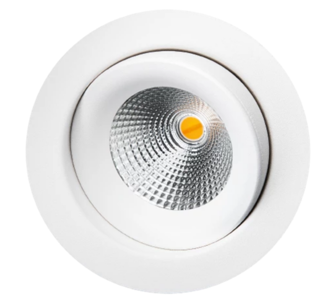 Junistar Eco IsoSafe 8 pack 6W LED 2000-2800K dimtowarm-Downlight lavtbyggende-Sg Armaturen As-Hvit-3201878*-Lightup.no
