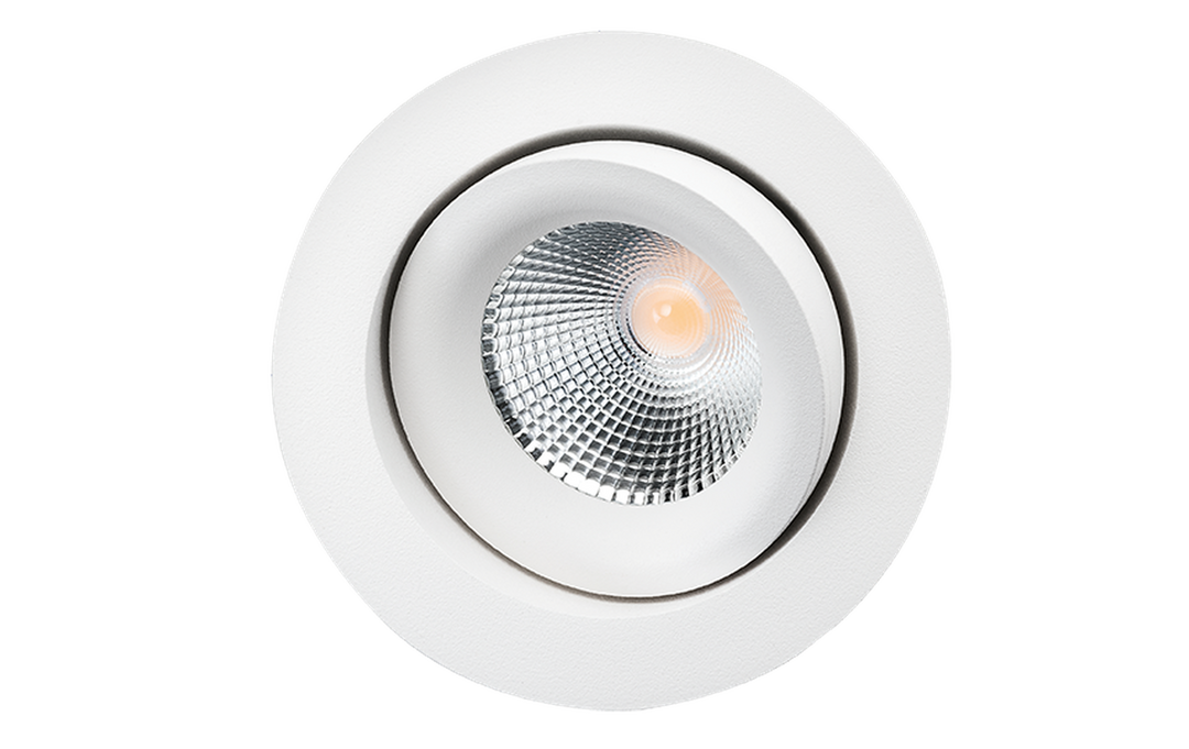 Junistar Lux 7W LED 2700K IP44-Downlight lavtbyggende-Sg Armaturen As-Hvit-3236600-Lightup.no