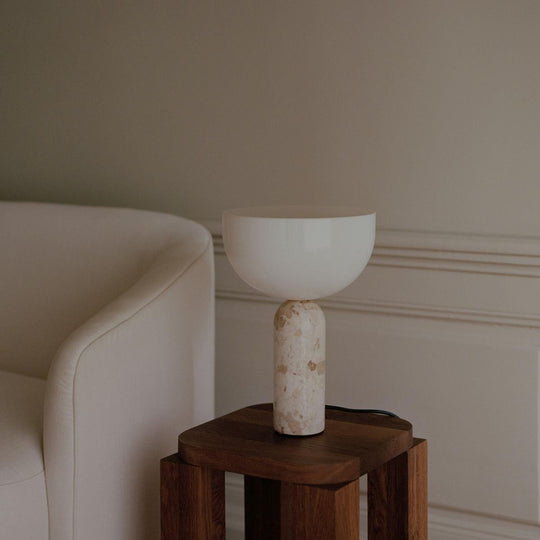 Kizu bordlampe - Kunis Breccia - S-Bordlamper-New Works-Kunis Breccia Marble-Nes__20425-Lightup.no