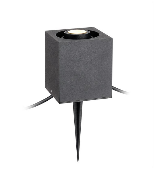 Kubspot 3W - Garden 24 - Svart-Utebelysning Garden 24-Marksløjd-Svart-Mrk-107287-Lightup.no