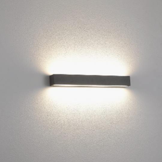 Kyoto K2 50 cm vegglampe Opp/ned - Antrasitt-Utebelysning vegg opp og ned-NorDesign-Antrasitt-512910220v2-Lightup.no