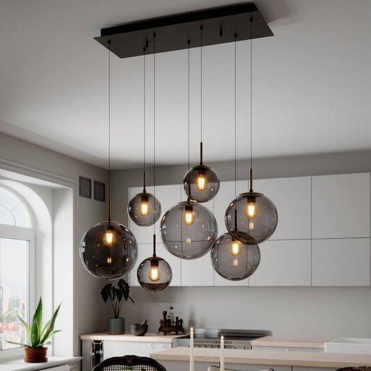 Laura takpendel 7 lys-Takpendler-By Rydens-Brs-4202400-4002-Lightup.no