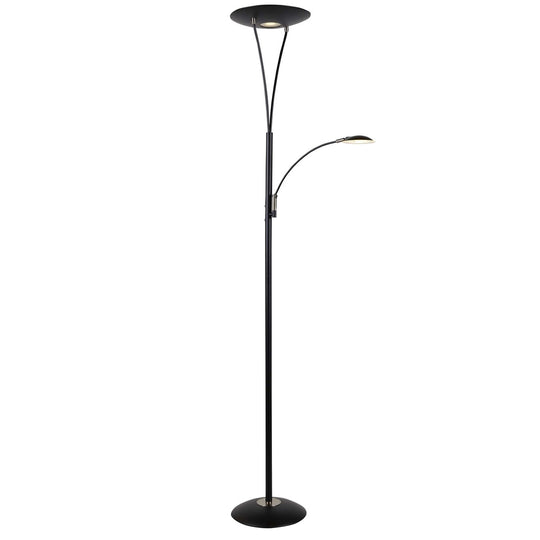 Lea gulvlampe m/lesearm 25+5W 180 cm 3000 Kelvin - Dimbar-Gulvlamper-Ms - belysning-Svart-9400000093-Lightup.no