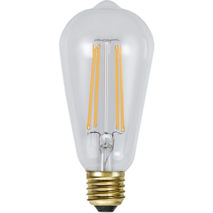 Led filament 3,6W uniterm dimbar 60mm-LED-pære E27 sokkel-Star Trading-Hvit-352-72-1-Lightup.no