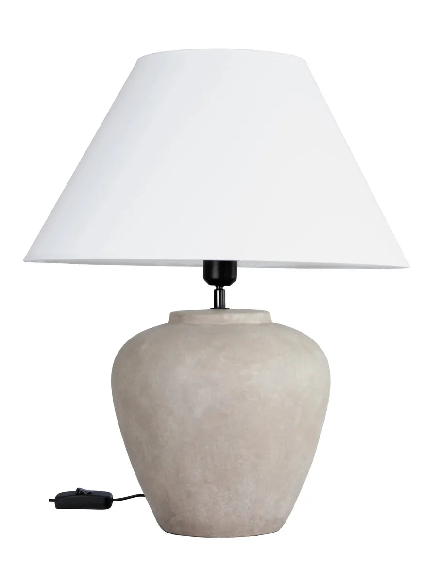 Lilly bordlampe 58 cm-Bordlamper-Pr home of Scandinavia Ab-Beige / Hvit-prh-46037124-L002-Lightup.no